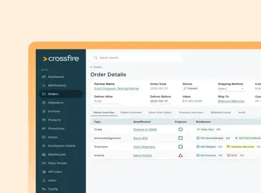 Crossfire portal order details