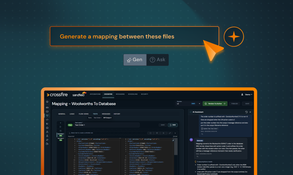 The Crossfire iPaaS platform